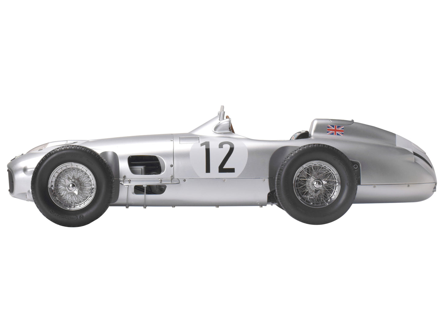 IXO Collections - Mercedes-Benz W196 R Stirling Moss #12 1/8 Scale Metal & Plastic Kit - IXCMRMFK