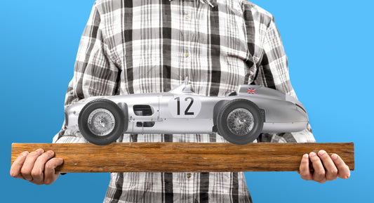 IXO Collections - Mercedes-Benz W196 R Stirling Moss #12 1/8 Scale Metal & Plastic Kit - IXCMRMFK