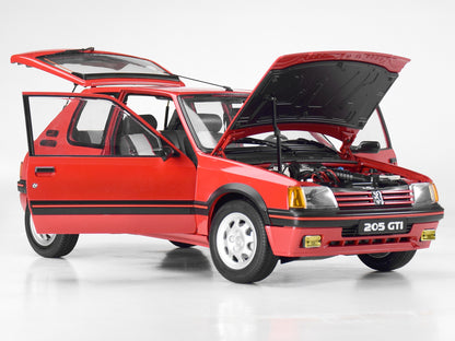IXO Collections - Red Peugeot 205 1.9 GTI 1/8 Scale Metal & Plastic Kit - IXCPEUFK