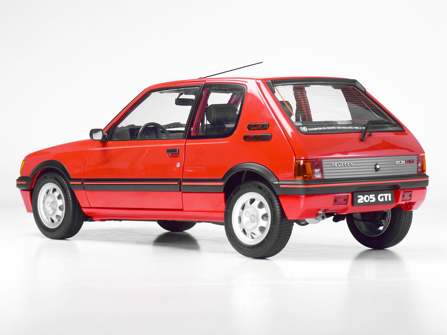IXO Collections - Red Peugeot 205 1.9 GTI 1/8 Scale Metal & Plastic Kit - IXCPEUFK