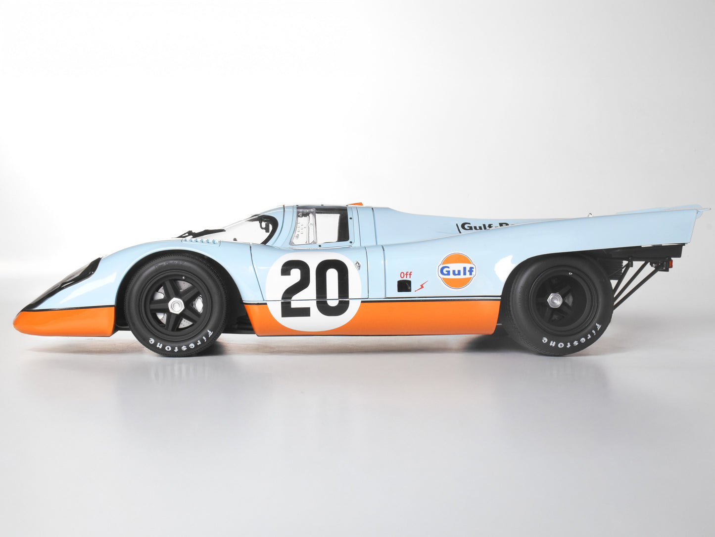 IXO Collections - Porsche 917 KH #20 Gulf Livery 1/8 Scale Metal & Plastic Kit - IXCPORFK