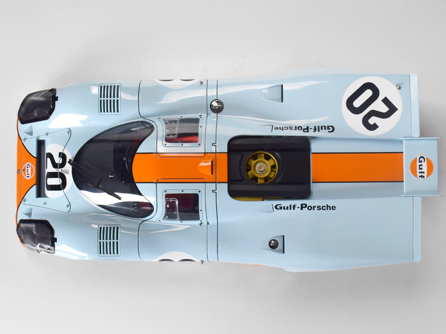 IXO Collections - Porsche 917 KH #20 Gulf Livery 1/8 Scale Metal & Plastic Kit - IXCPORFK