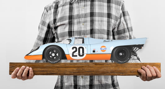 IXO Collections - Porsche 917 KH #20 Gulf Livery 1/8 Scale Metal & Plastic Kit - IXCPORFK