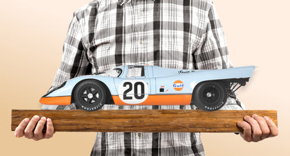 IXO Collections - Porsche 917 KH #20 Gulf Livery 1/8 Scale Metal & Plastic Kit - IXCPORFK
