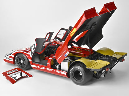 IXO Collections - Porsche 917 KH #23 Salzburg 1/8 Scale Metal & Plastic Kit - IXCPORREDFK