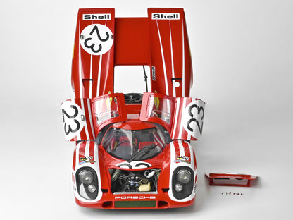 IXO Collections - Porsche 917 KH #23 Salzburg 1/8 Scale Metal & Plastic Kit - IXCPORREDFK