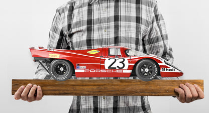 IXO Collections - Porsche 917 KH #23 Salzburg 1/8 Scale Metal & Plastic Kit - IXCPORREDFK