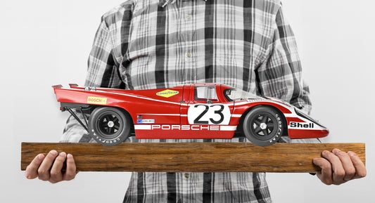 IXO Collections - Porsche 917 KH #23 Salzburg 1/8 Scale Metal & Plastic Kit - IXCPORREDFK
