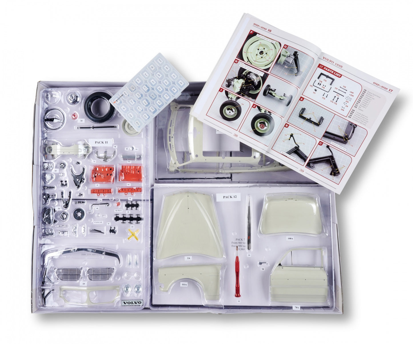IXO Collections - Volvo S122 Amazon 1/8 Scale Metal & Plastic Kit - IXCVOLFK