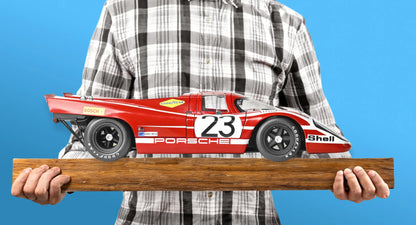 IXO Collections - Porsche 917 KH #23 Salzburg 1/8 Scale Metal & Plastic Kit - IXCPORREDFK - Product Image