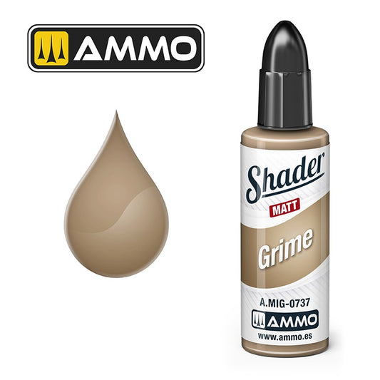 Ammo by MIG Shader - A.MIG-0737 Matt Shader Grime 17ml
