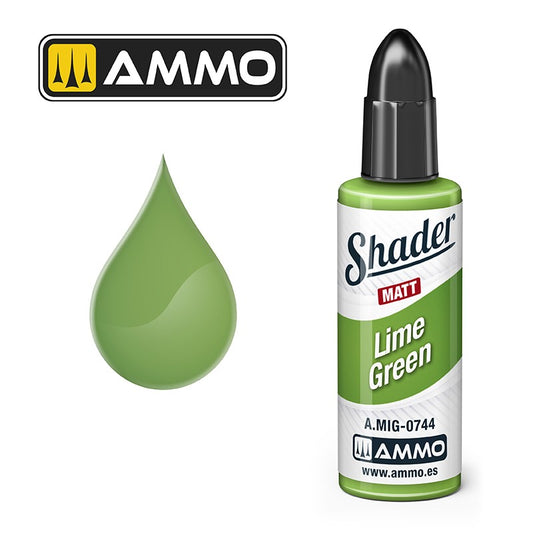 Ammo by MIG Shader - A.MIG-0744 Matt Shader Lime Green 17ml