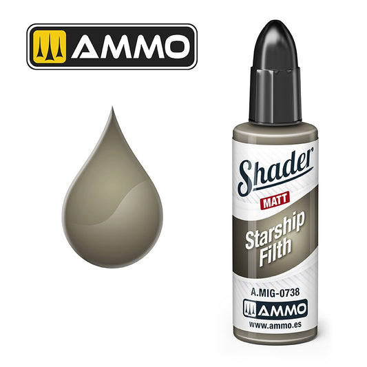 Ammo by MIG Shader - A.MIG-0738 Matt Shader Starship Filth 17ml