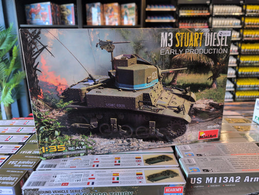 MiniArt 1/35 - M3 Stuart Diesel Early Production 35417 - Product Image