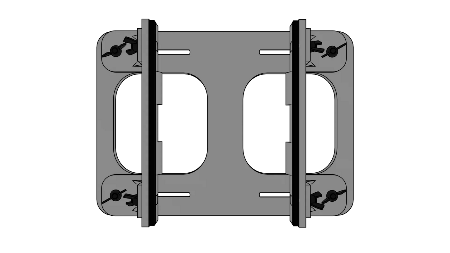 Model AFV Berth / Building Cradle for scales 1/72 to 1/35 - Product Image