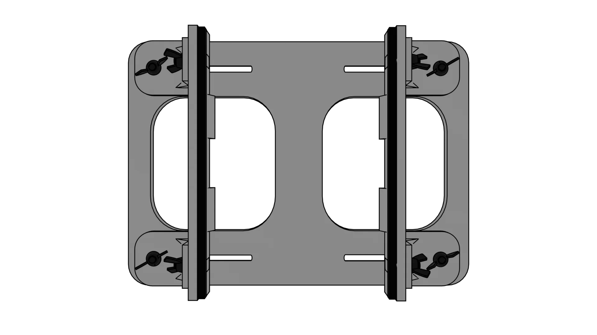 Model AFV Berth / Building Cradle for scales 1/72 to 1/35 - Product Image