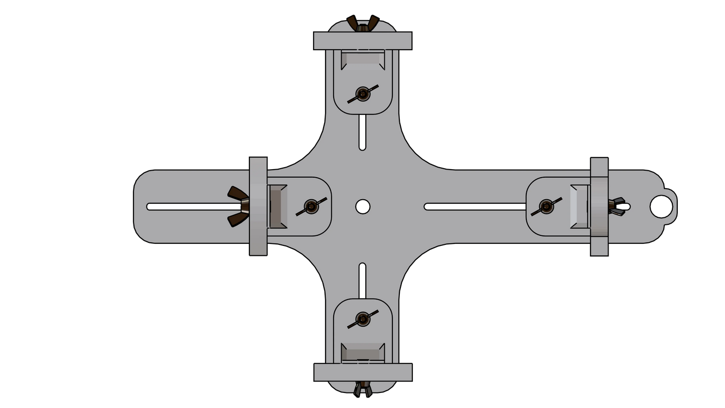 Model Aircraft Berth / Building Cradle for scales 1/144 to 1/48 - Product Image