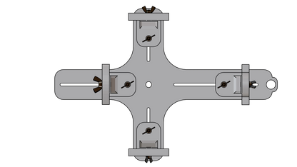 Model Aircraft Berth / Building Cradle for scales 1/144 to 1/48 - Product Image