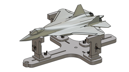 Model Aircraft Berth / Building Cradle for scales 1/72 to 1/24 - Product Image