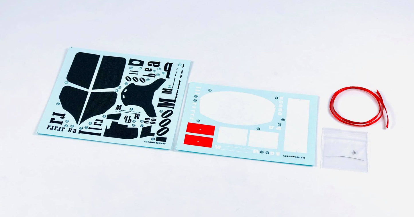 NUNU 1/24 Cars  - Etching detail parts: BMW 320i E46 DTCC - NU24005E