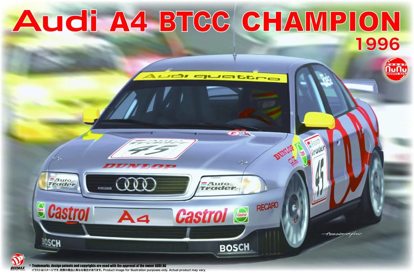 NUNU 1/24 Cars - Audi A4 BTCC 1996 World Champion - NU24035 - Product Image