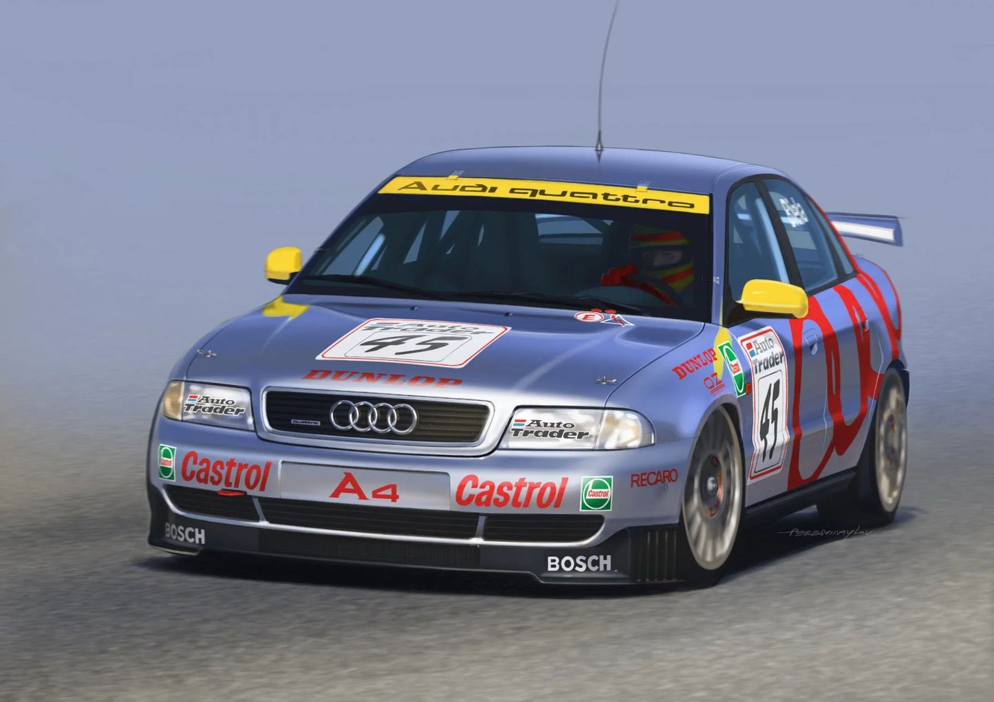 NUNU 1/24 Cars - Audi A4 BTCC 1996 World Champion - NU24035 - Product Image