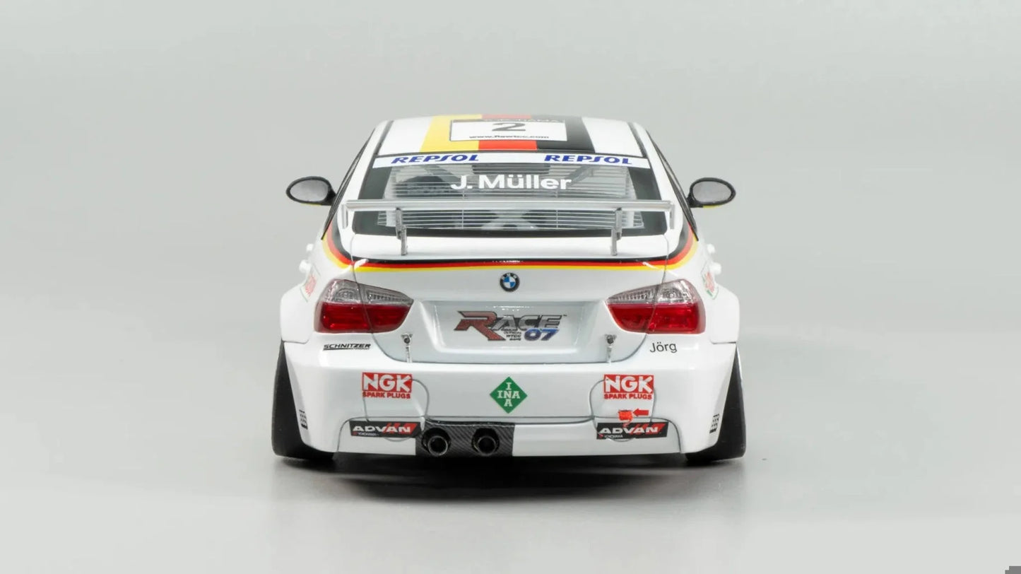 NUNU 1/24 Cars - BMW 320si E90 WTCC Brands Hatch 2008 Winner - NU24037 - Product Image