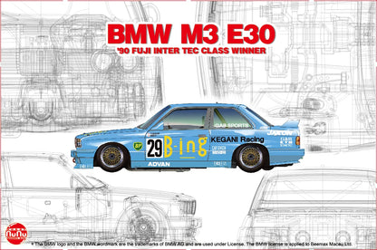 NUNU 1/24 Cars - BMW M3 E30 Jtc '1990 Intertec Class Winner - NU24019 - Product Image