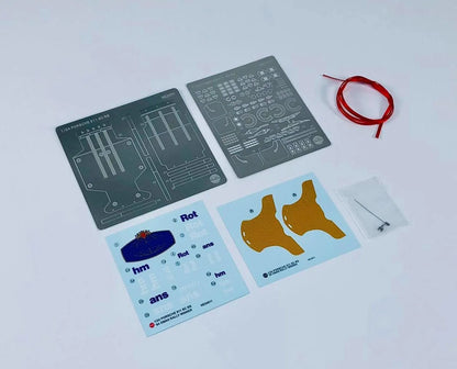 NUNU 1/24 Cars  - Etching Detail Parts: Porsche 911 1984 Oman Rall - NU24011E - Product Image