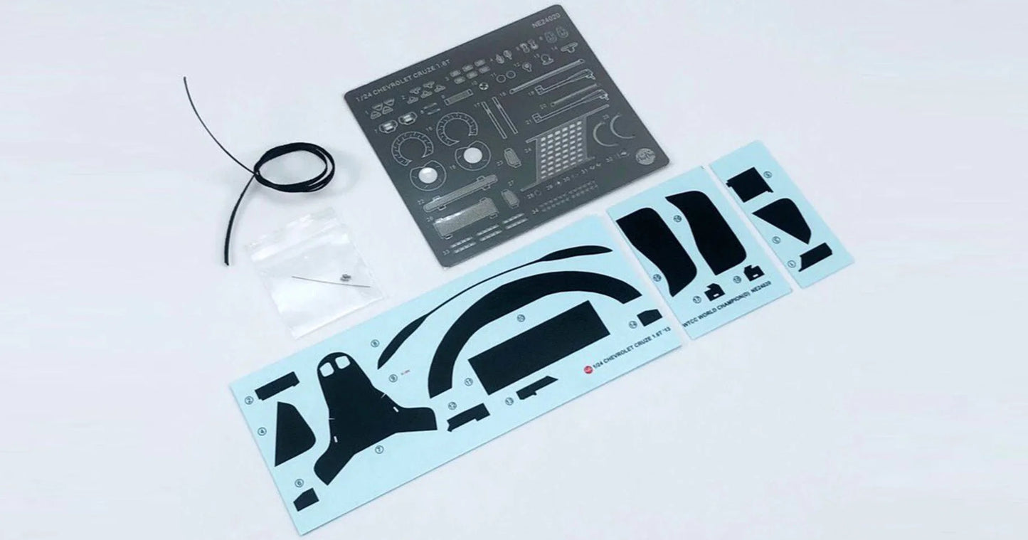 NUNU 1/24 Cars  - Etching Details Parts Chevrolet Cruze 1.6T Wtcc - NU24020E - Product Image