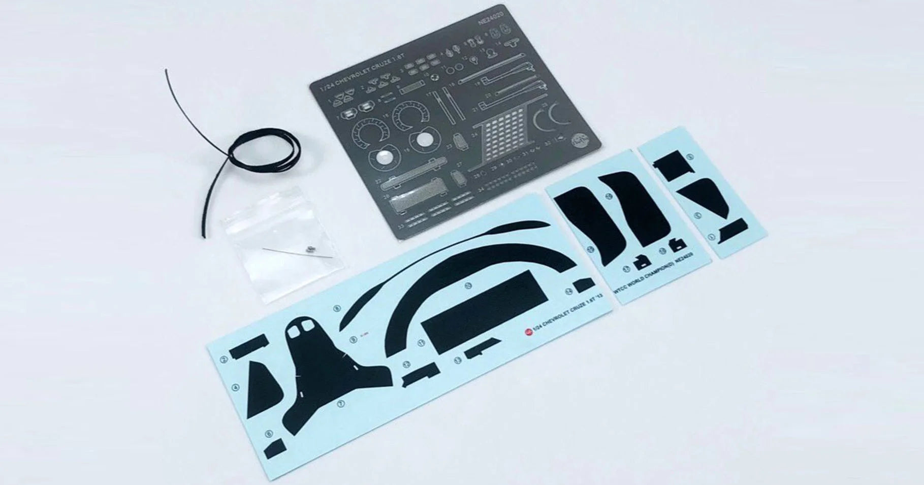 NUNU 1/24 Cars  - Etching Details Parts Chevrolet Cruze 1.6T Wtcc - NU24020E - Product Image