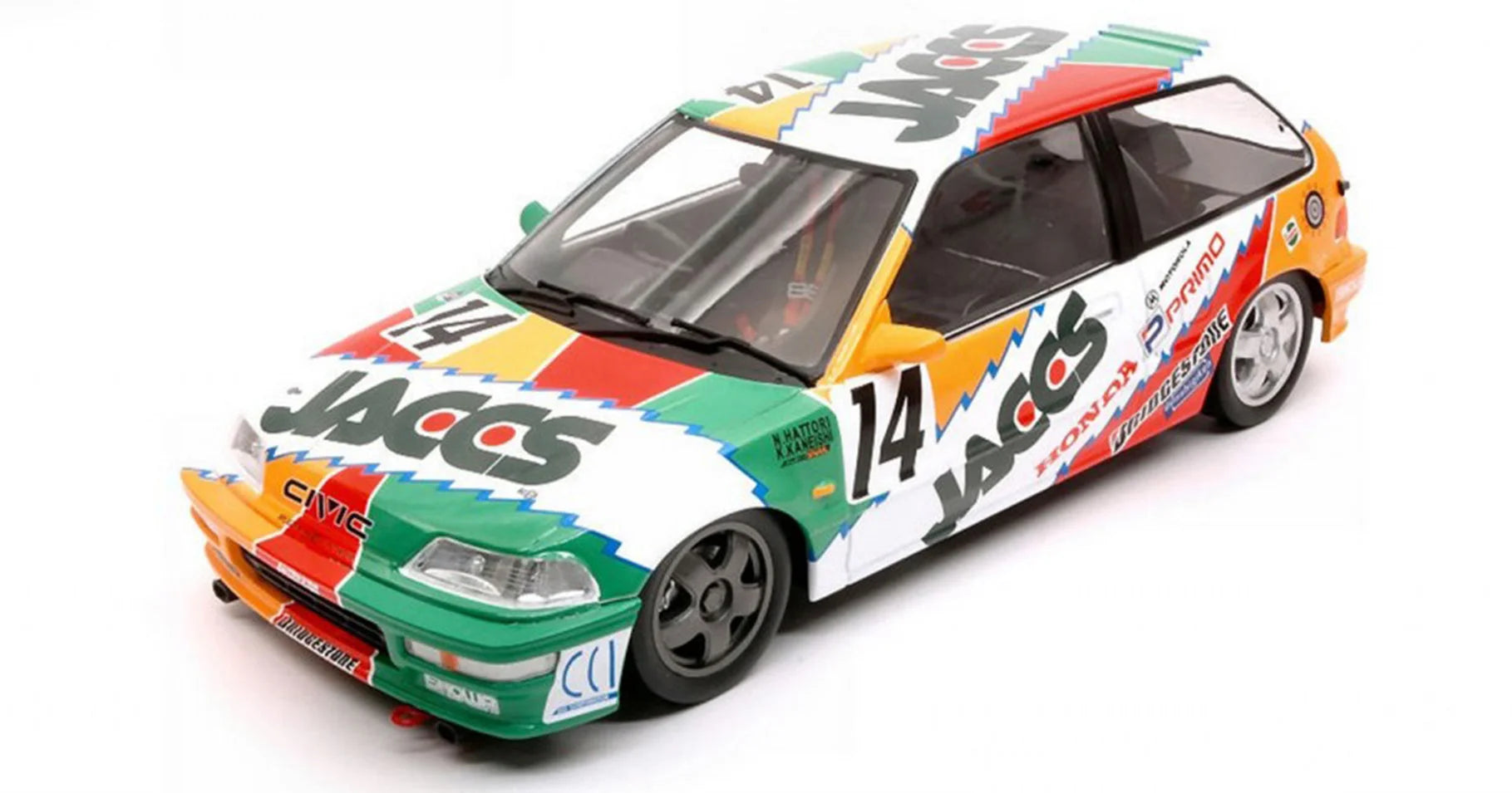 NUNU 1/24 Cars - Honda Civic Ef9 '92 Jtc (Aida) - NU24021 - Product Image