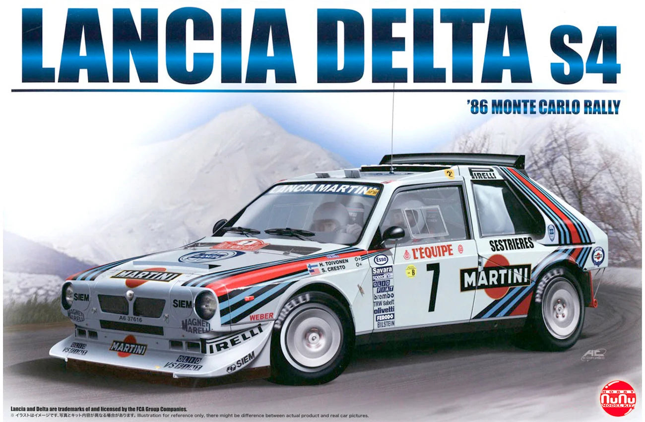 NUNU 1/24 Cars - Lancia Delta S4 Martini Montecarlo 1986 - NU24030 - Product Image