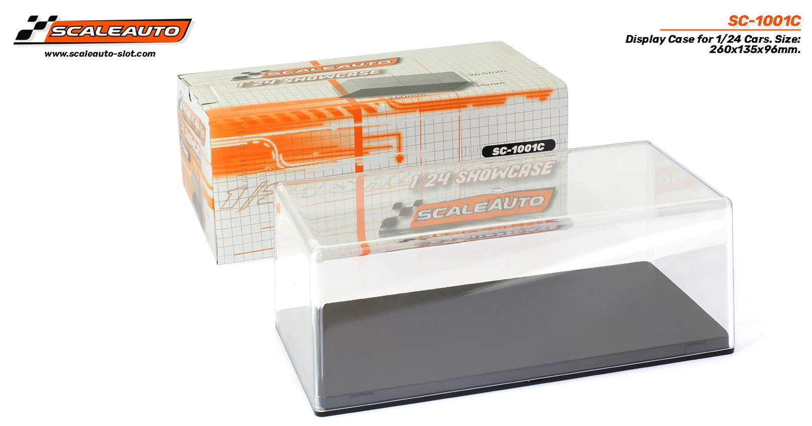 NUNU 1/24 Cars  - MODEL Cars Showcase 1/20-1/24: 260x135x96mm - NU1001C - Product Image