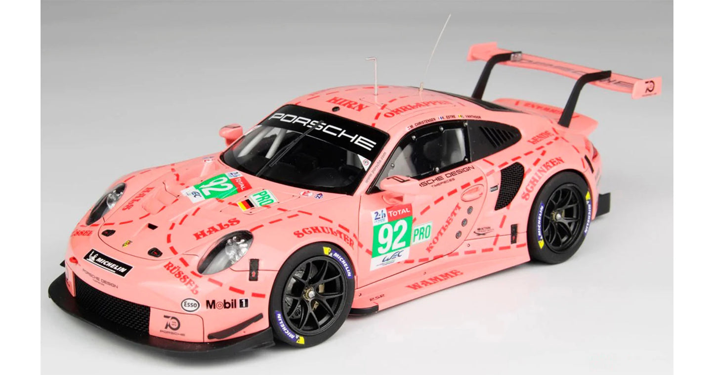 NUNU 1/24 Cars - Porsche 911 992 LM 18 Pink Pig - NU24040 - Product Image