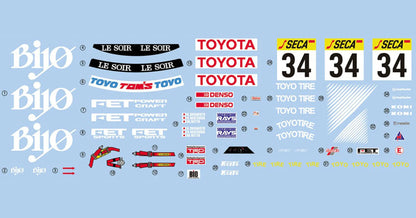 NUNU 1/24 Cars - Toyota Corolla Levin Ae92 24H Spa 1989 - NU24016 - Product Image