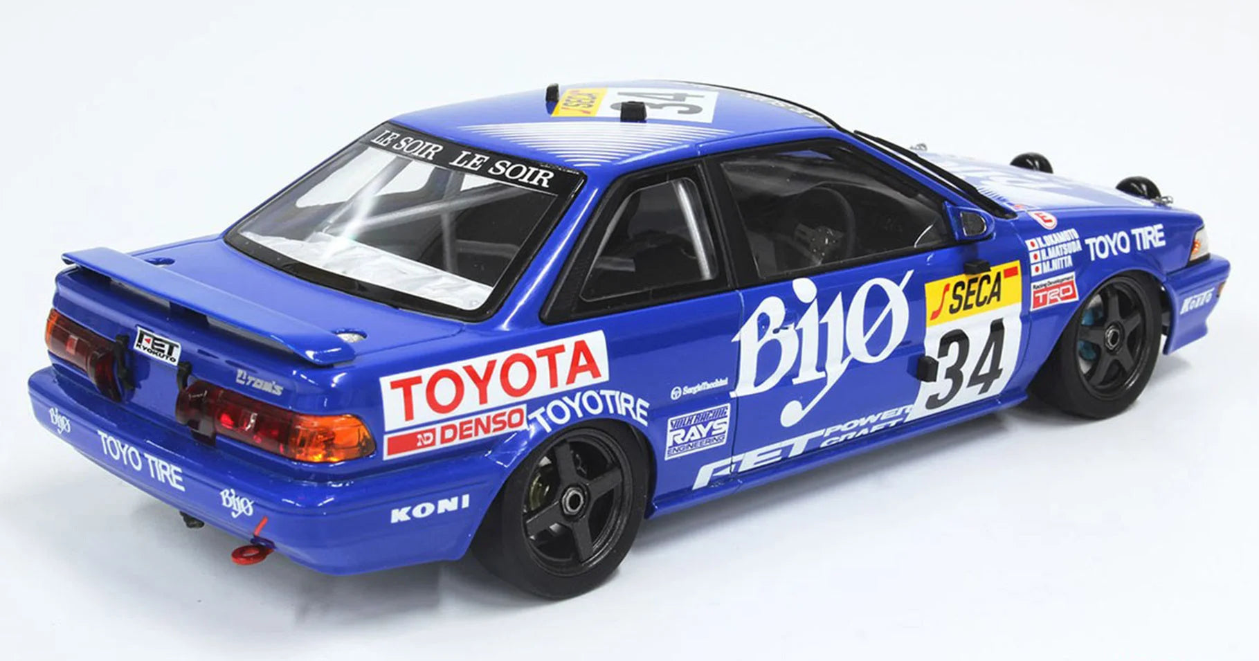 NUNU 1/24 Cars - Toyota Corolla Levin Ae92 24H Spa 1989 - NU24016 - Product Image