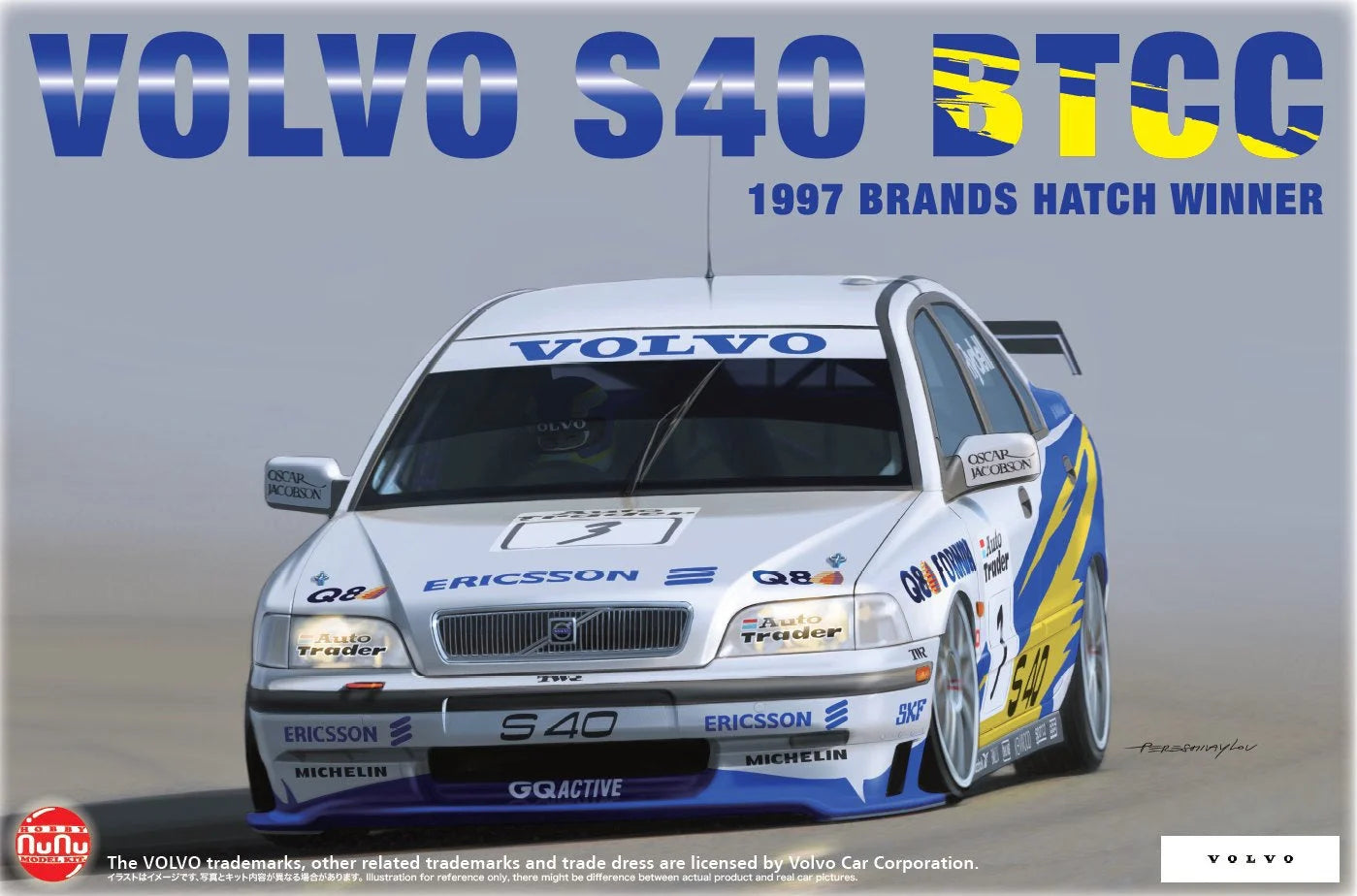 NUNU 1/24 Cars - Volvo S40 Btcc Winner 1997 - NU24034 - Product Image