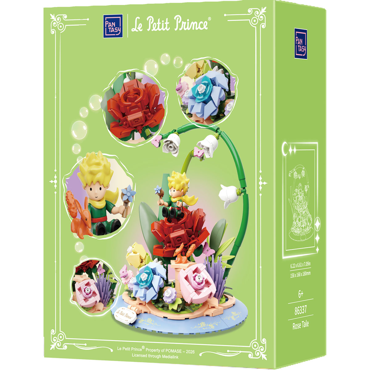 Pantasy Le Petit Prince Rose Tale PA86337 – box side panel detail