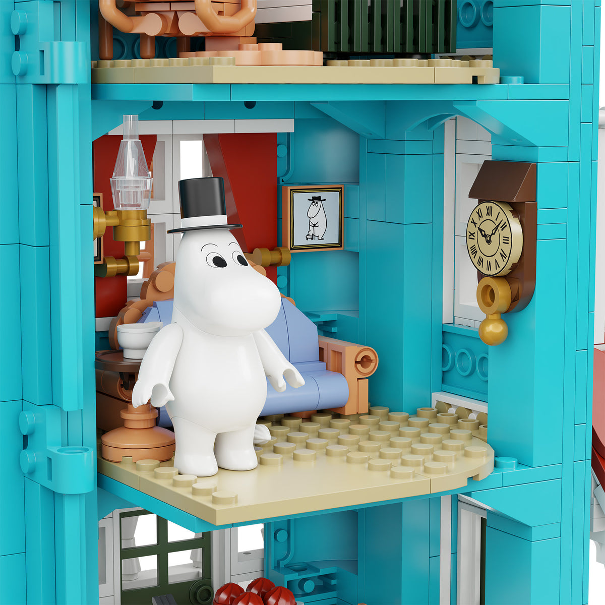 Pantasy Moomin House PA87201 – interior detail Moominpappa study