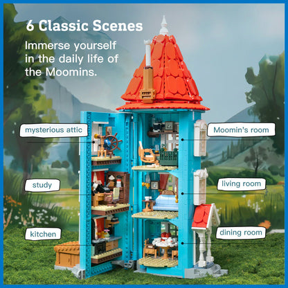 Pantasy Moomin House PA87201 – 6 classic scenes room labels graphic