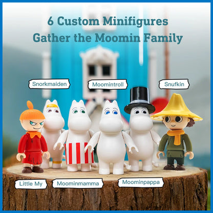 Pantasy Moomin House PA87201 – 6 custom minifigures labeled graphic