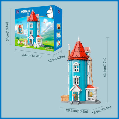 Pantasy Moomin House PA87201 – dimensions graphic