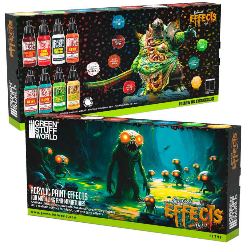 Green Stuff World - Special Effects Vol. 1 Paint Set