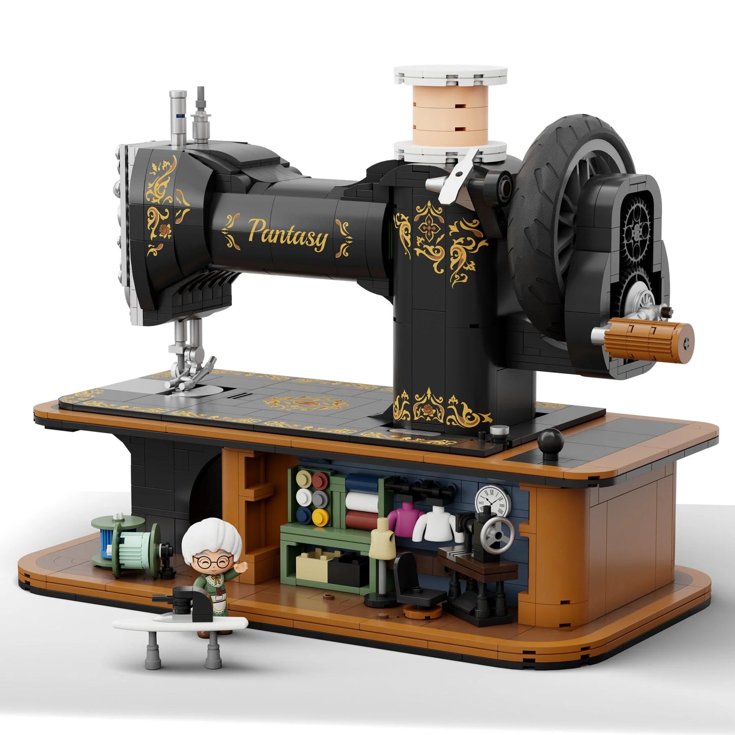 Pantasy - Antique Hand Crank Sewing Machine - 1360 Pcs - Pa85028 - Product Image