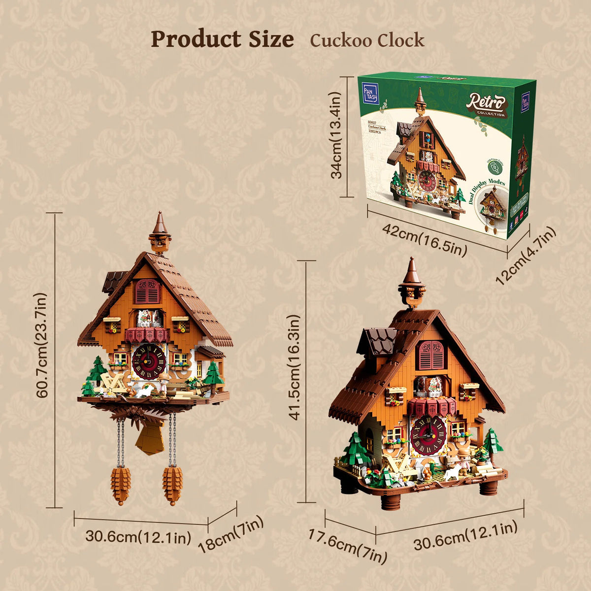 Pantasy Cuckoo Clock PA85027 – view 7