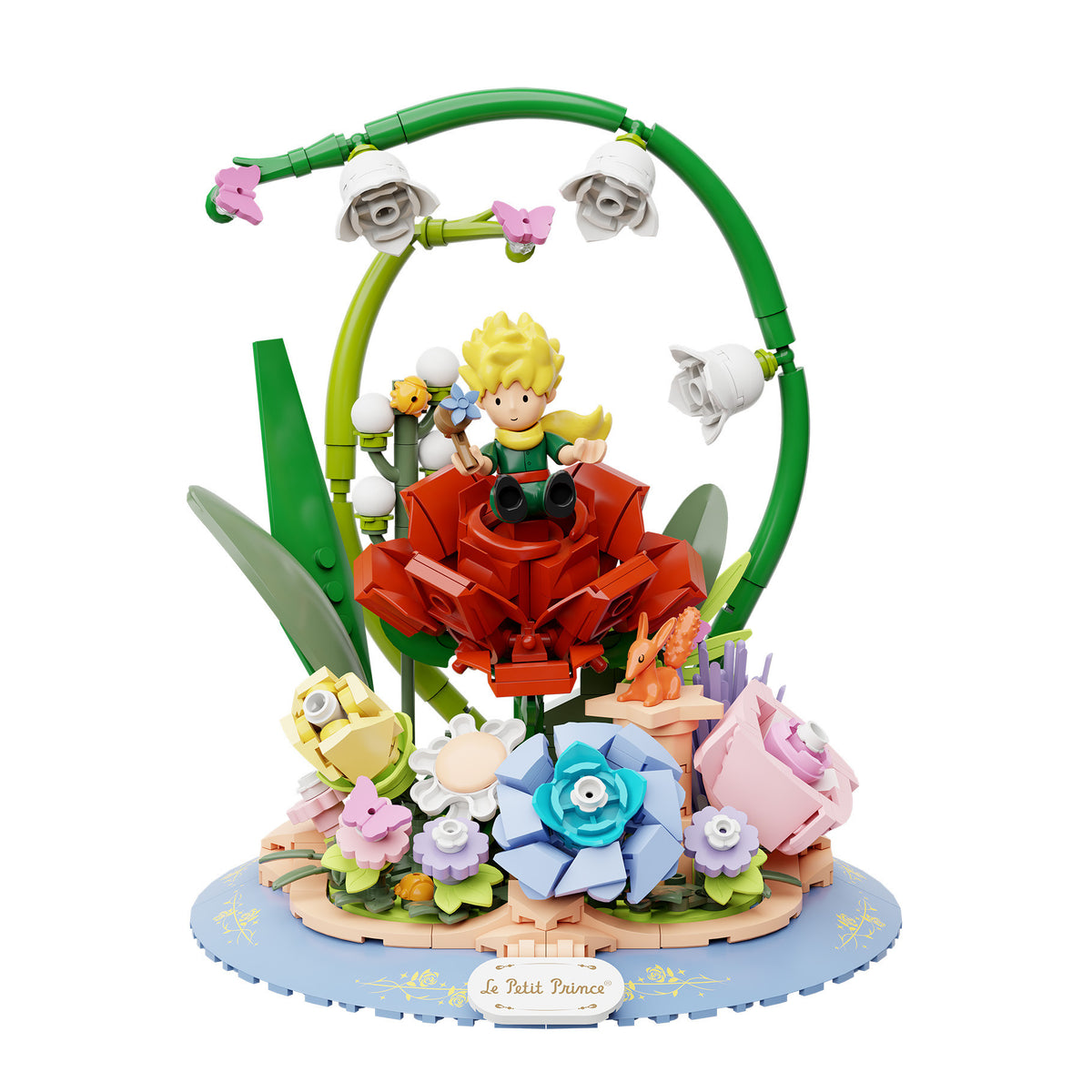 Pantasy Le Petit Prince Rose Tale brick building model PA86337 - detail view