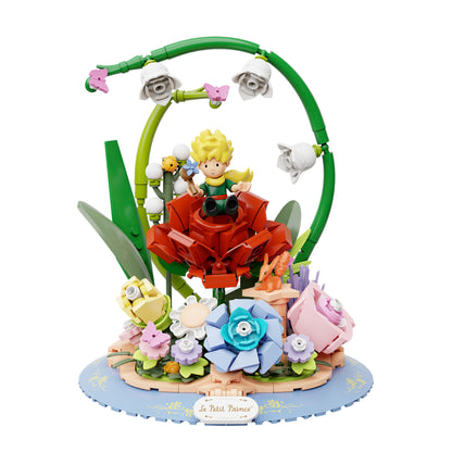 Pantasy Le Petit Prince Rose Tale brick building model PA86337 - detail view