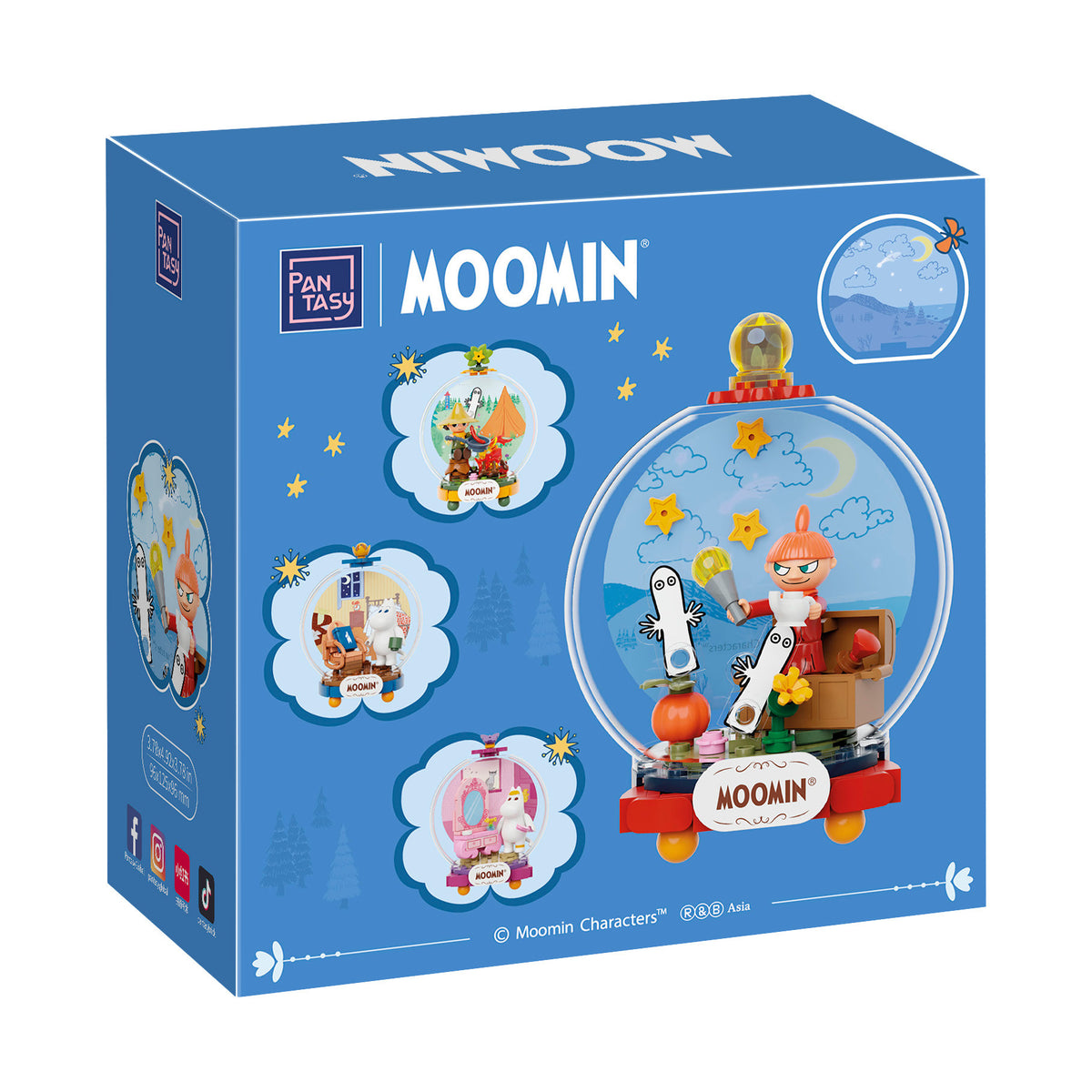 Pantasy Moomin Little My's Creative Imagination PA87206 – box back panel