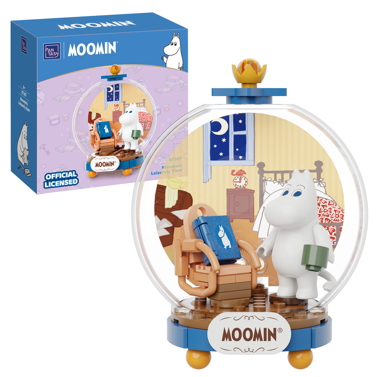 Pantasy Moomin Moomin's Leisurely Time PA87207 – box with built model